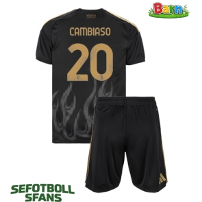 Juventus Andrea Cambiaso #20 Tredjeställ Barn 2026-27 Kortärmad (+ Korta byxor)